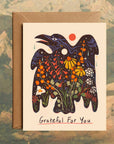 Wildflower Friends– Blank Greeting Card Nature Illustration 