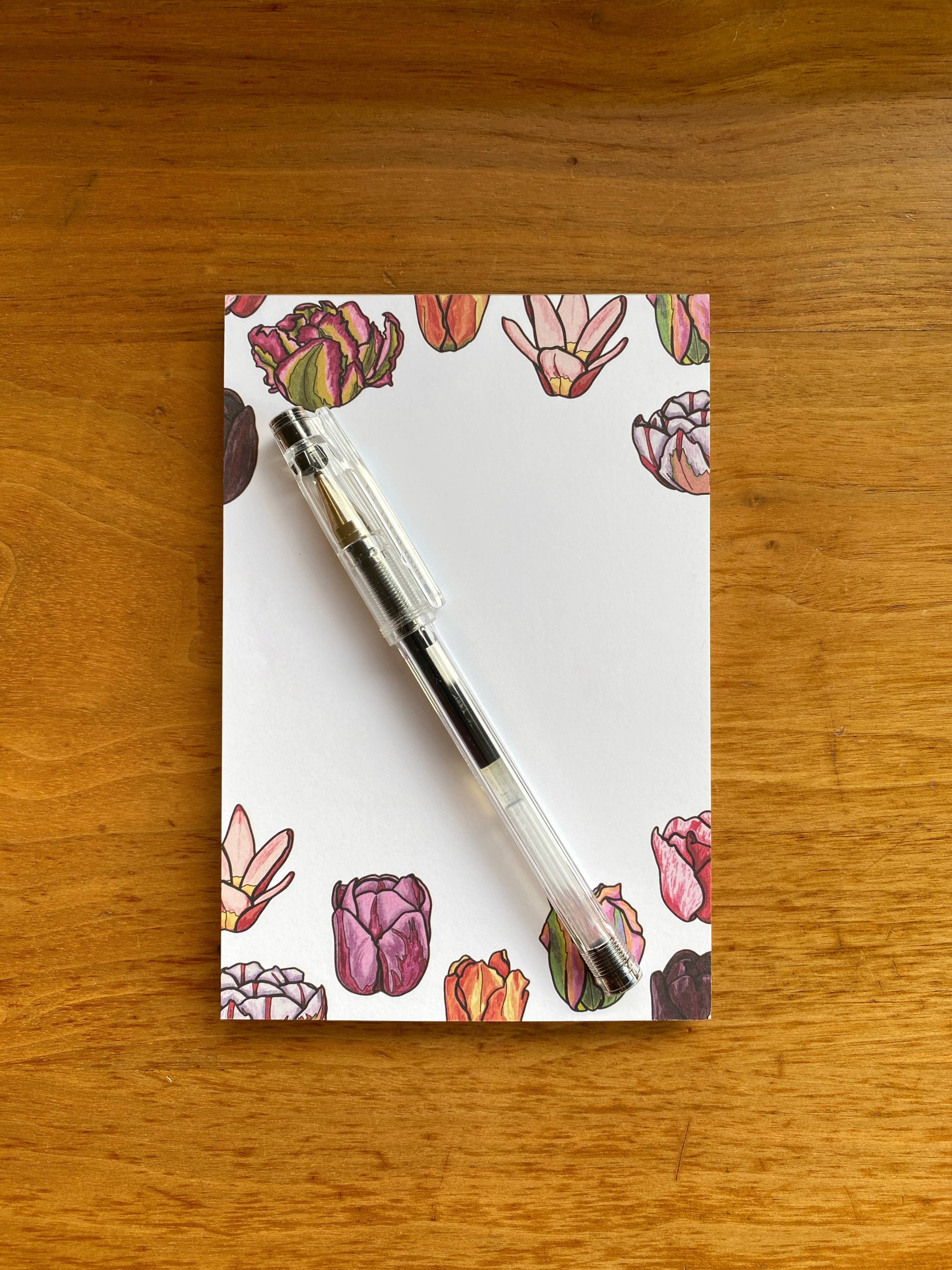 Illustrated Tulip Market Notepad