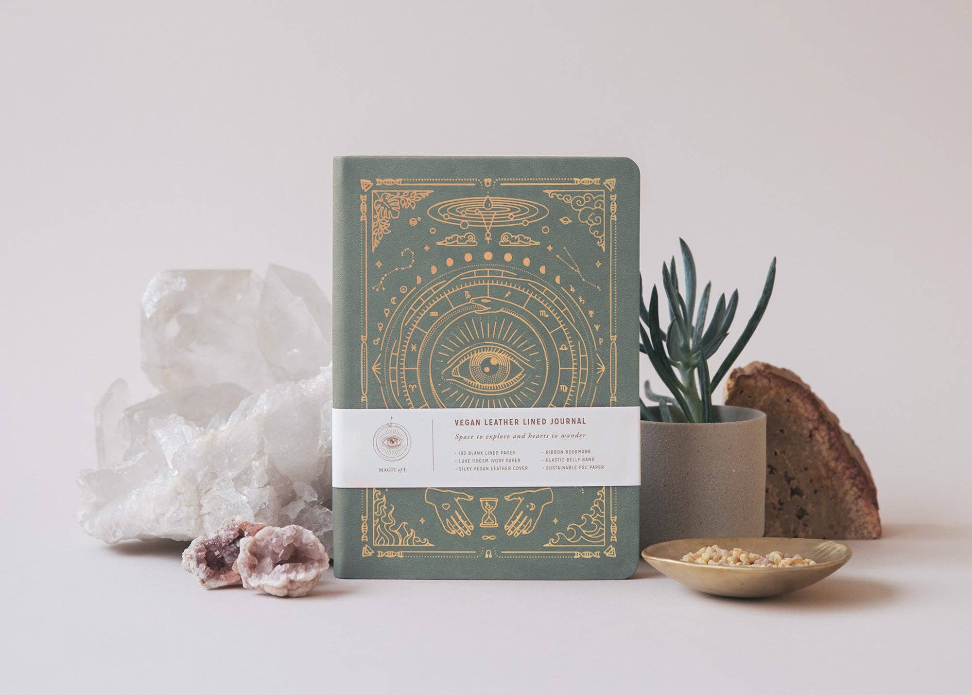 A5 Origins Vegan Leather Journal - Lined