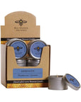Beeswax Aromatherapy Tins: Single (1.7 oz) / Love (Geranium + Ylang Ylang)