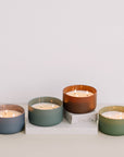 Calyan Wax Co. - Charcoal + Sandalwood - 7 Ounce Three Wick Soy Candle