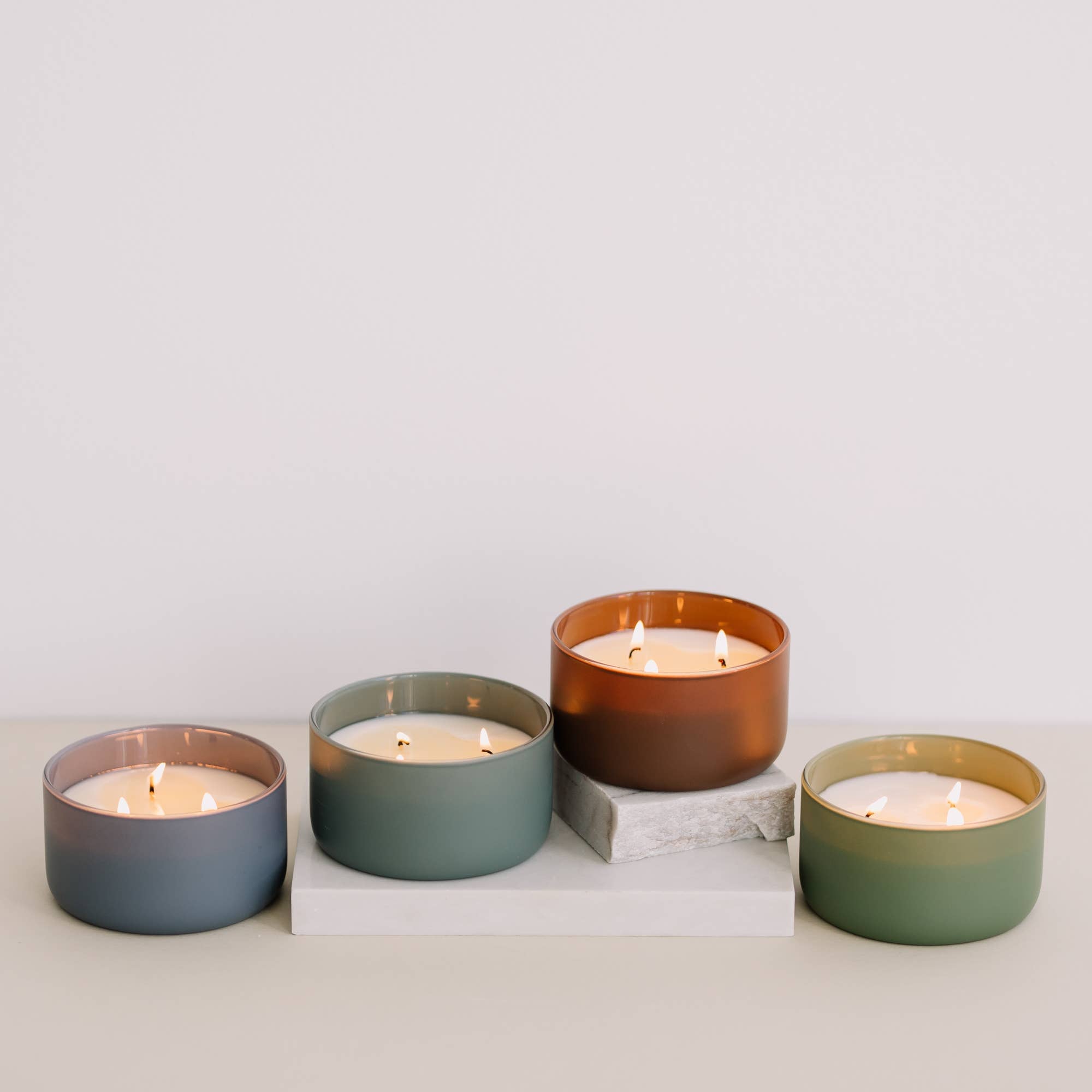 Calyan Wax Co. - Mahogany + Cashmere - Resilience Series 3 Wick Soy Candle