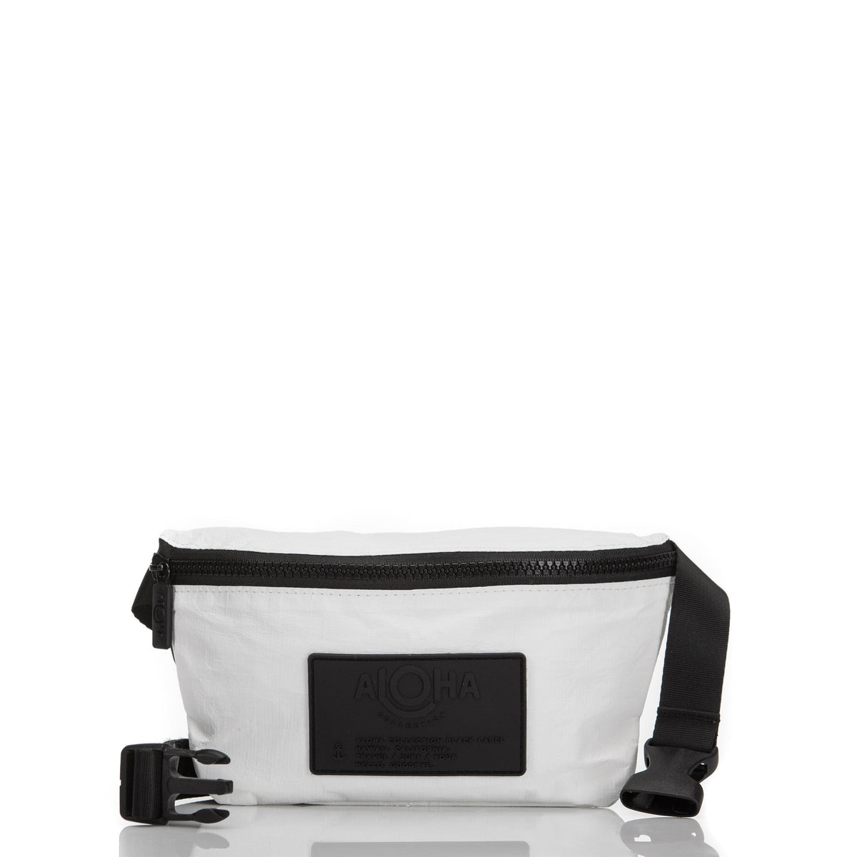 ALOHA Collection Mini Hip Pack — Black Label — White