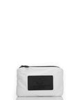 ALOHA Collection Mini Pouch — Black Label — White