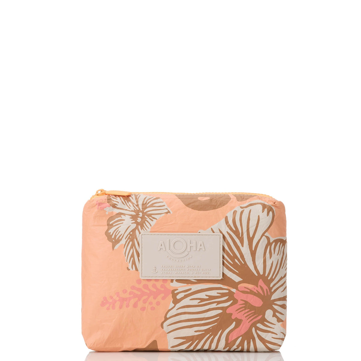 ALOHA Collection Small Pouch — Pape'ete — Toffee on Sandstone