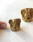 Brass Ganesh Figurine - Great Gift!: Small