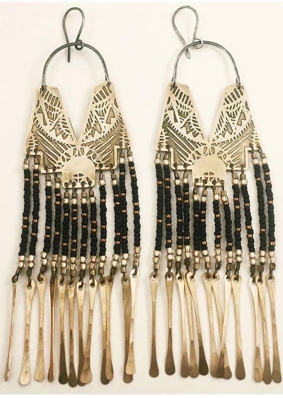 Adorn with Black Beads