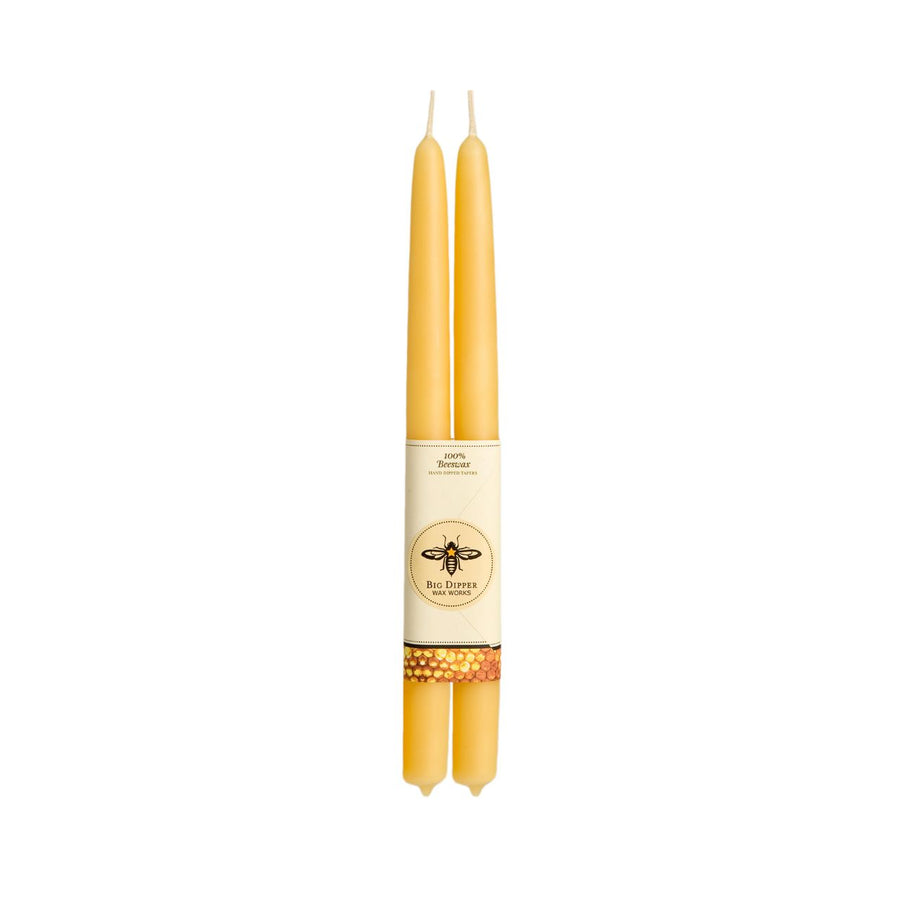 100% Pure Beeswax Tapers: Standard (12" x 7/8") / Cherry Blossom