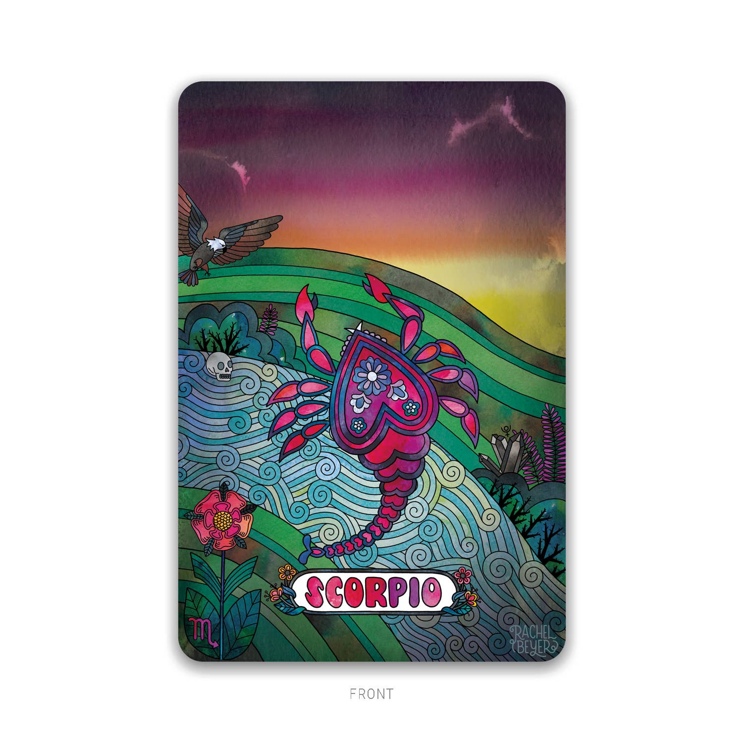 Scorpio Zodiac Mini Art Print