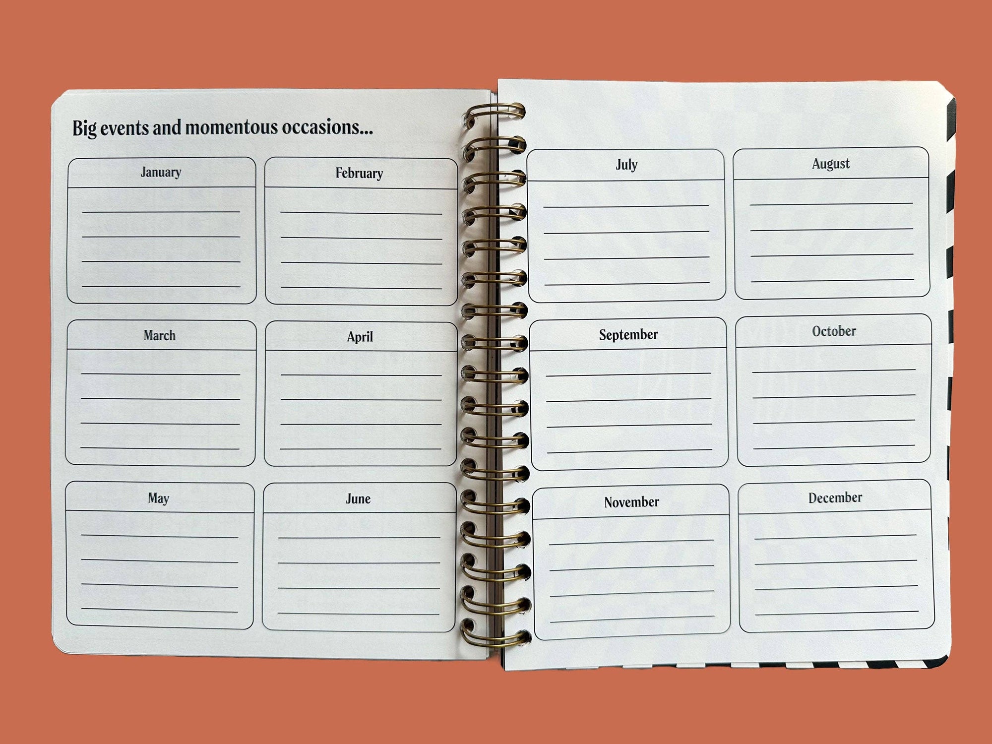 PRE-ORDER | Undated Flexible Planner, Flower Power Cover
