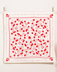 Cherries Bandana - Screenprinted Cotton, Berry-Inspired Gift