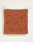 Mushrooms Linen Napkins - Set of 2