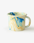 Crow Canyon Home - BORNN Multi Swirl Enamelware 12 oz Mug: Lemon Cream Swirl