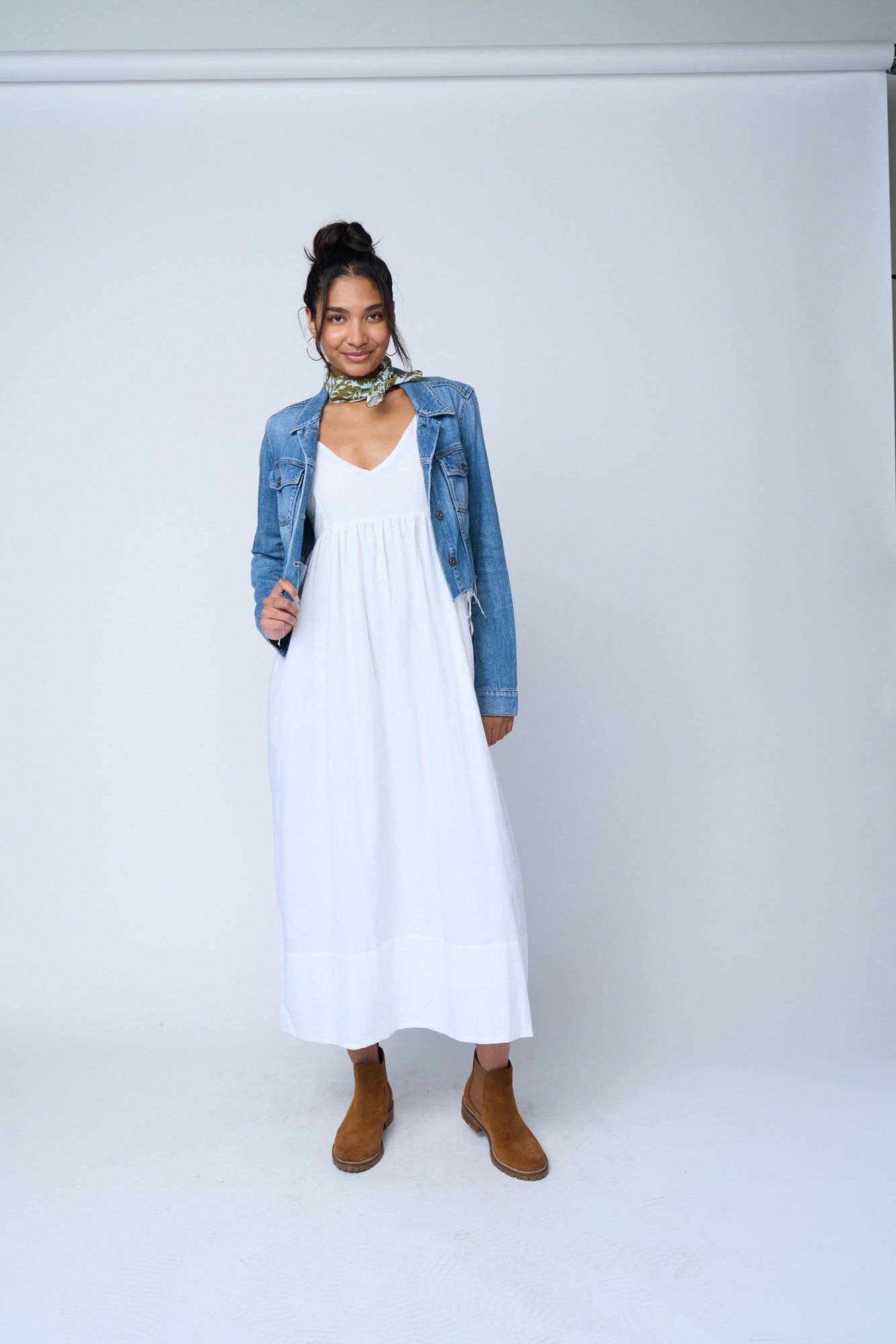 Hamptons Dress - Natural White