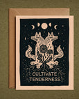 Tenderness– Blank Greeting Card Nature Illustration 