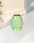 Bamboo Matcha Whisk and Porcelain Holder Set