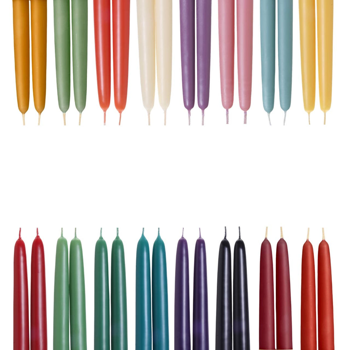Taper Candles – 100% Pure Beeswax – 4 New Colors