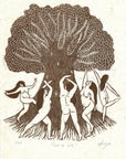 Tree of Life greeting card, nature, pagan, folklore, friends