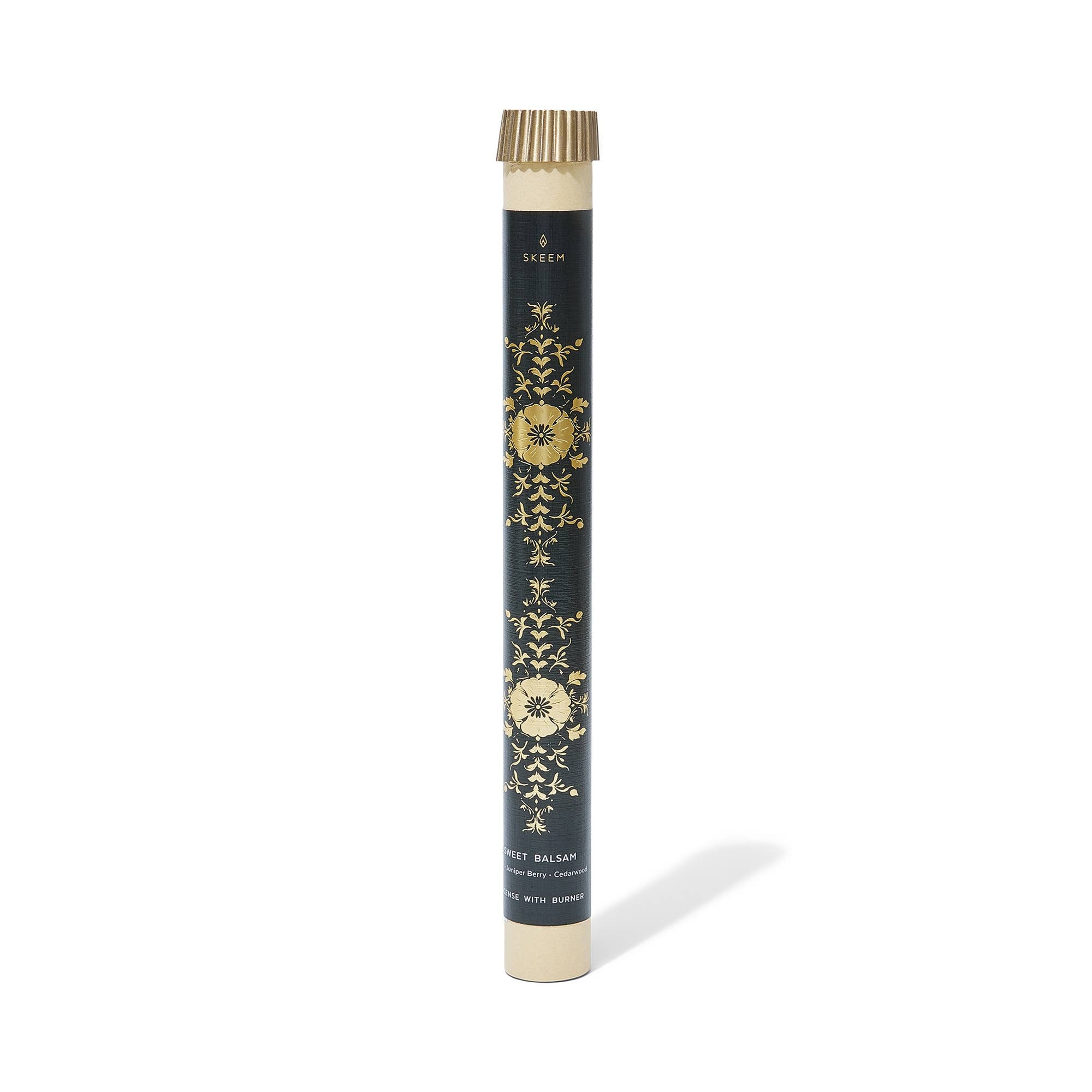 Gilded Incense with Brass Holder, Sweet Balsam