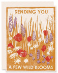 Sending You Wild Blooms Friendship Card