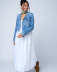 Hamptons Dress - Natural White