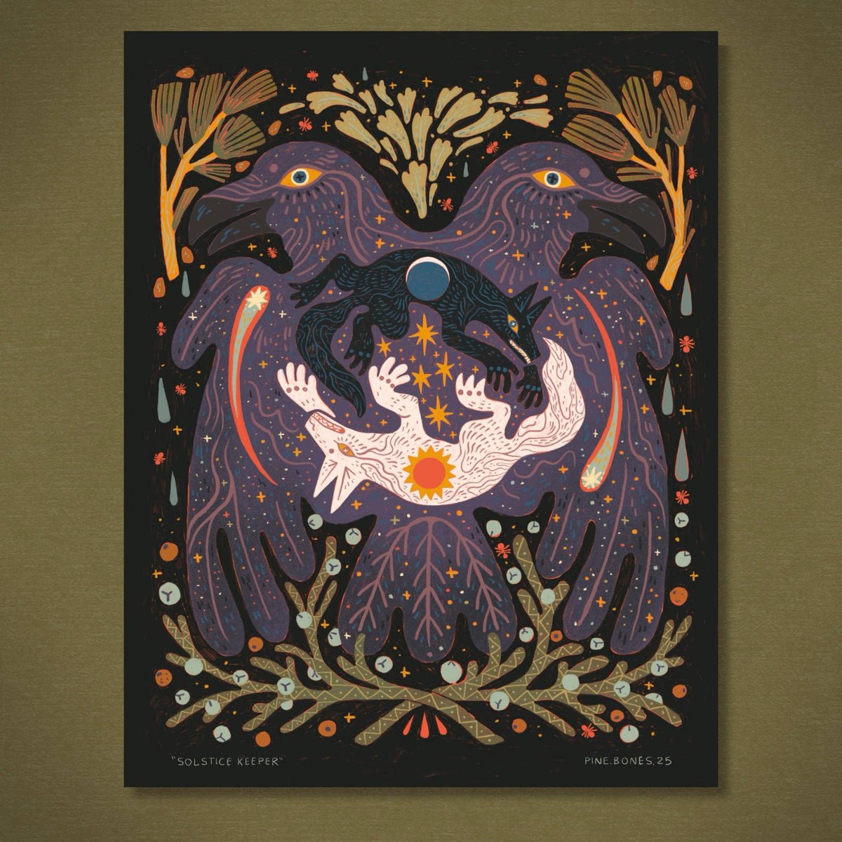 Solstice Keeper - 8x10 Nature Wilderness Art Print 