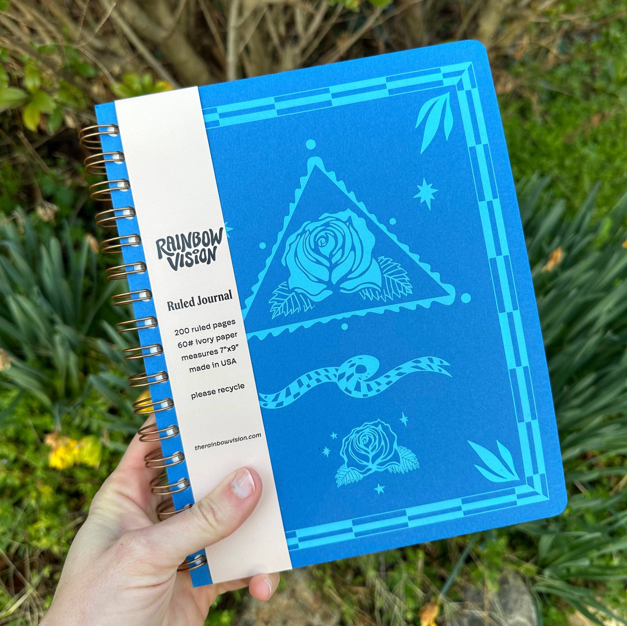 Rare Rose Journal - Blue