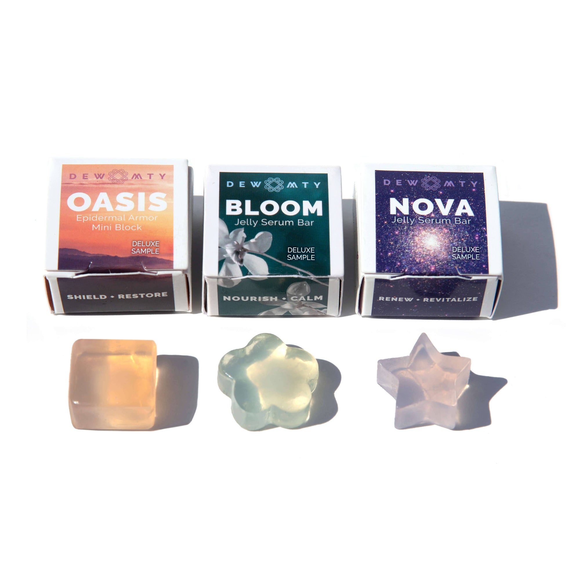THE TRIO DELUXE FACE SAMPLE SET: OASIS, BLOOM, &amp; NOVA