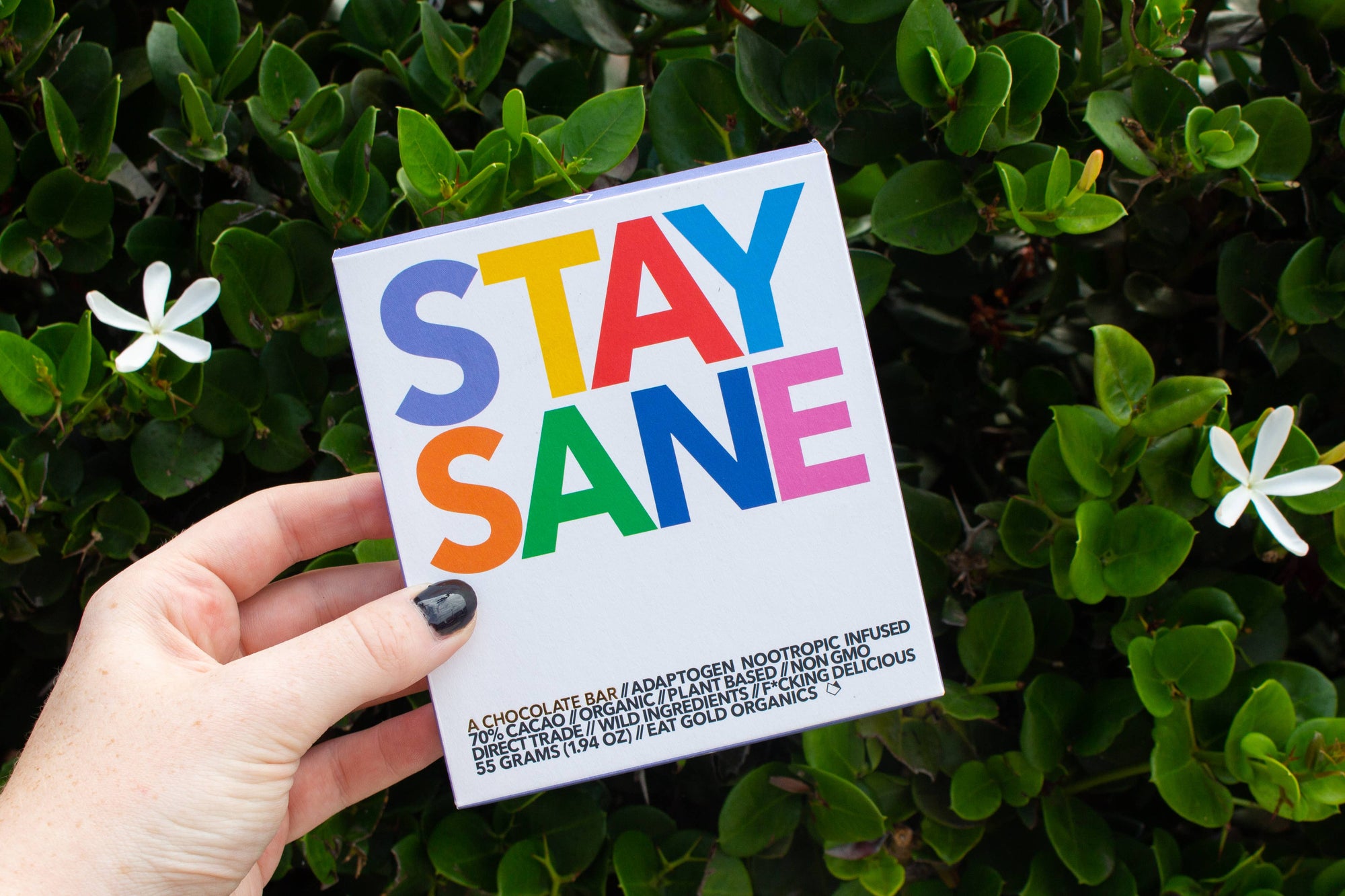 STAY SANE a Potent, Functional &amp; Delicious Chocolate Bar