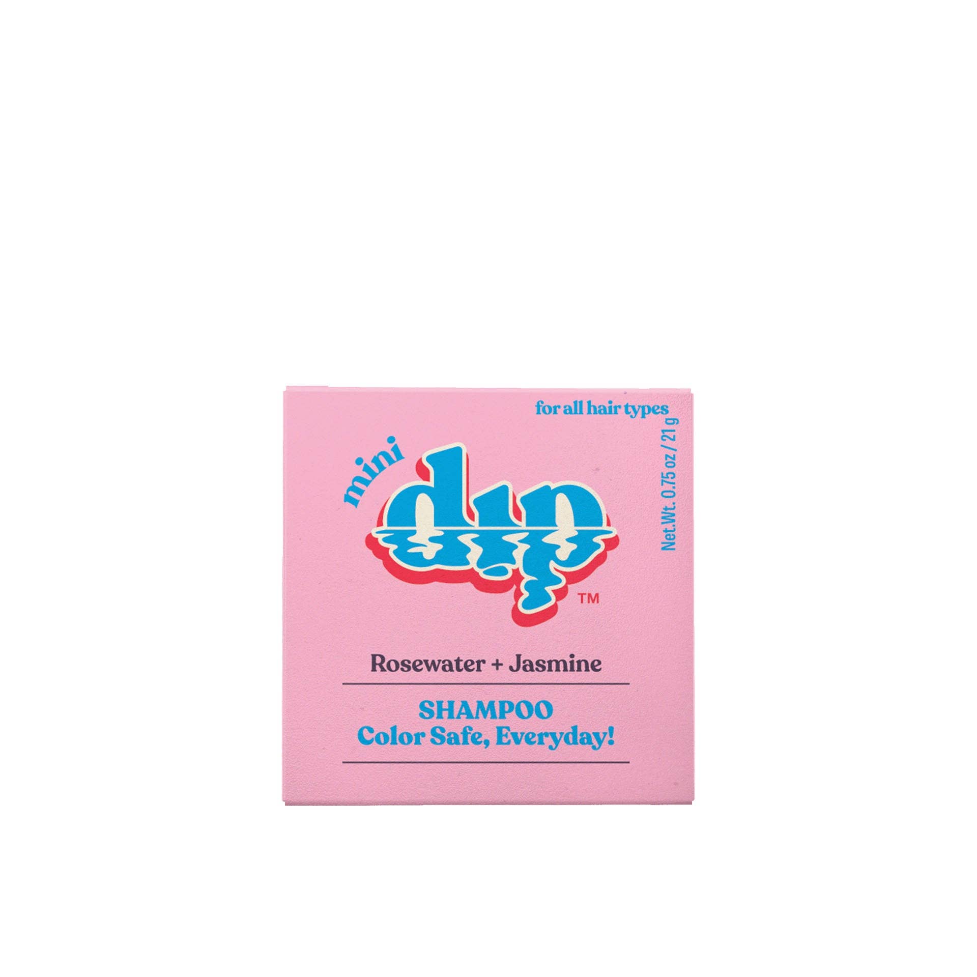 Mini Dip Color Safe Shampoo Bar for Every Day - Rosewater &amp;