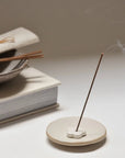 Cedarwood Incense Stick Set – 30 Sticks with Ceramic Holder