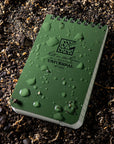 Rite in the Rain 3" x 5" Top Spiral Notebook, Green