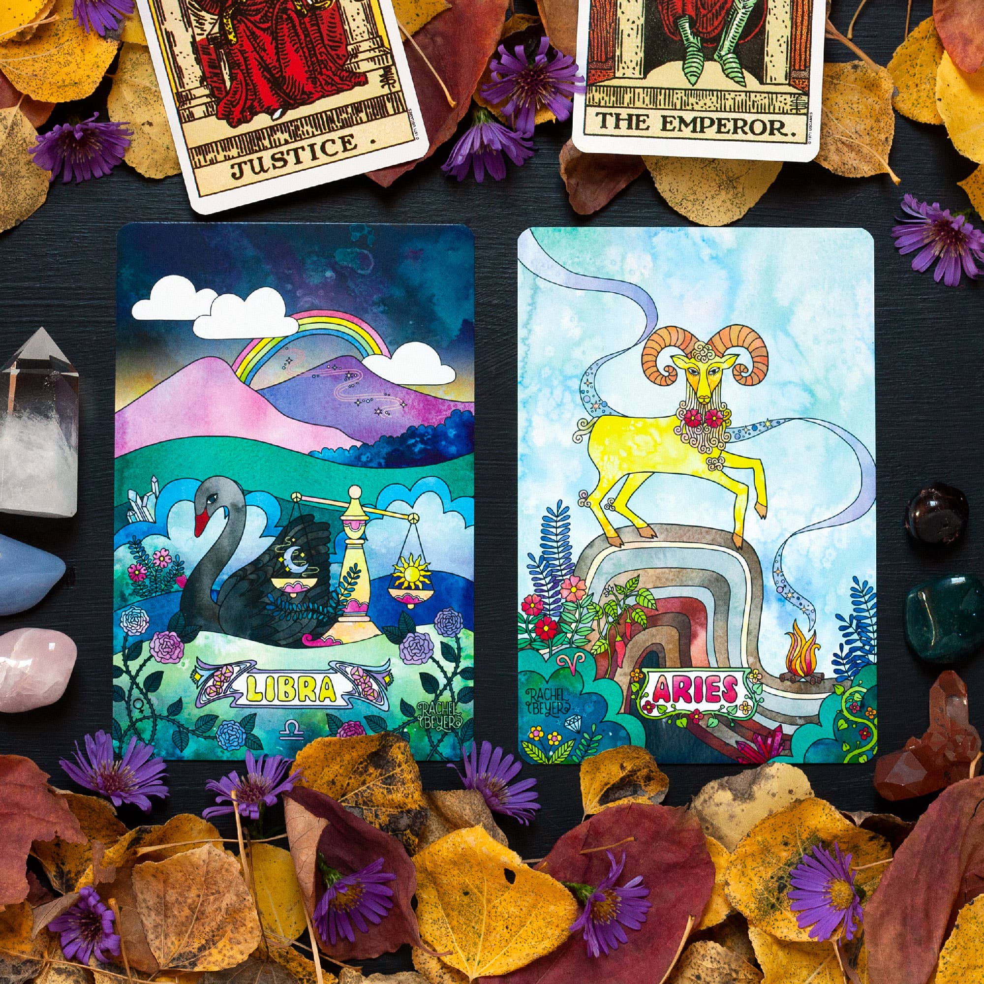 Libra Zodiac Mini Art Print