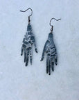 Palm Reader Earrings, Hand Earrings, Psychic Earrings