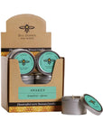Beeswax Aromatherapy Tins: Single (1.7 oz) / Serenity (Frankincense + Lavender)