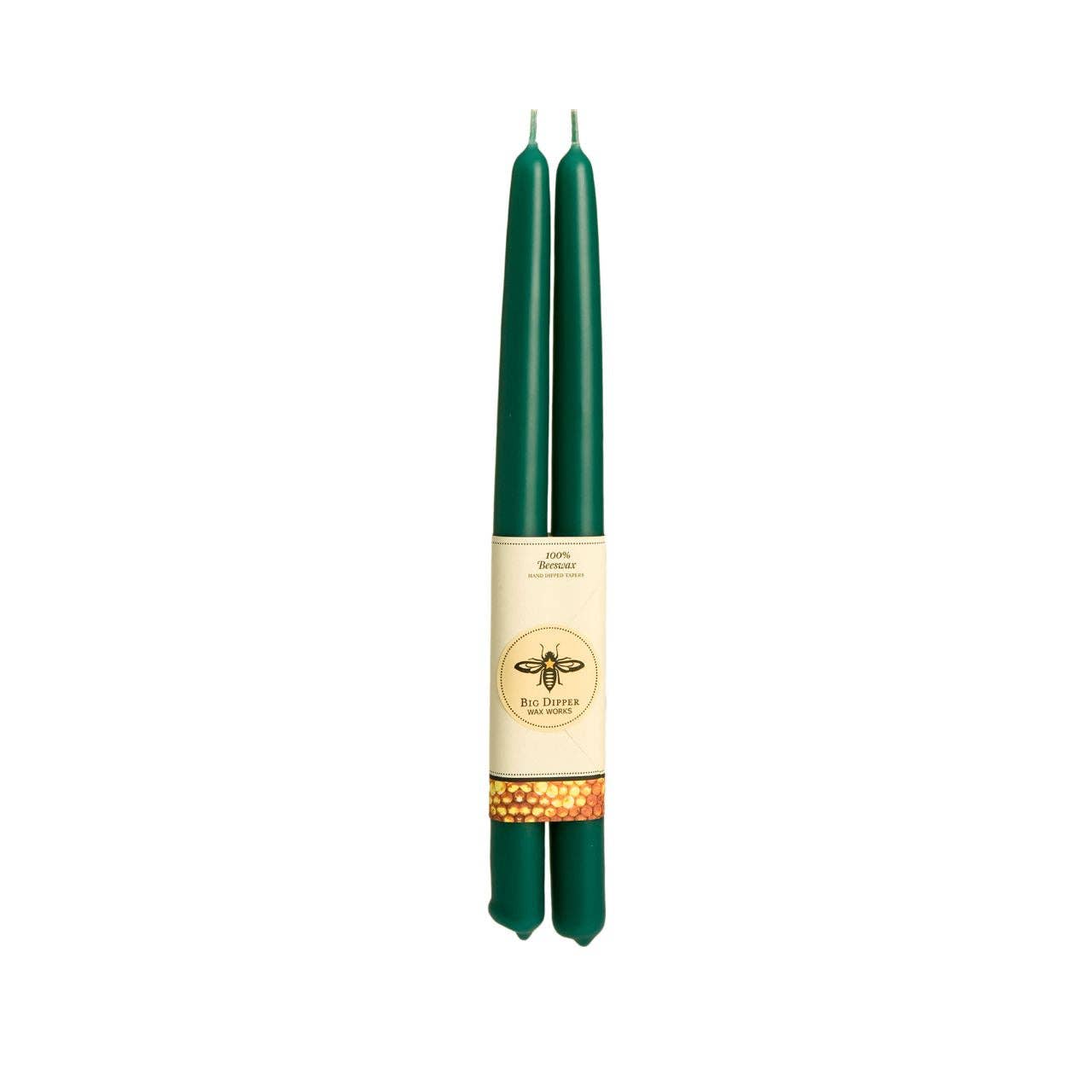 100% Pure Beeswax Tapers: Standard (12&quot; x 7/8&quot;) / Natural