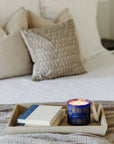 Indigo + Yuzu - 3 Wick Clear Glass Tumbler Soy Candle