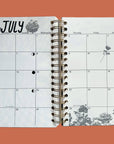 PRE-ORDER | Undated Flexible Planner, Flower Power Cover