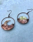 Mountain Dawn to Dusk Hoop Earrings