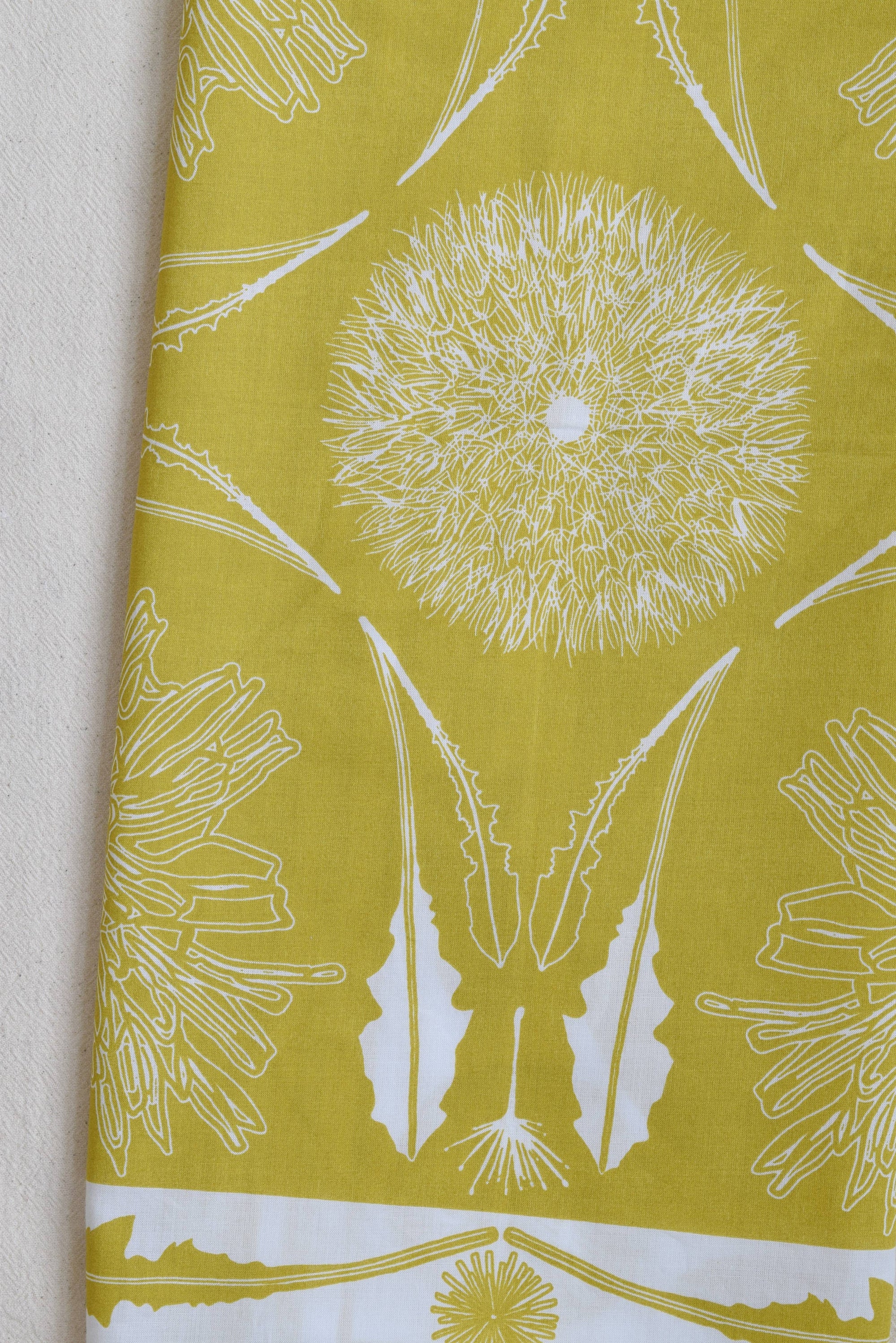 Dandelion Bandana - 100% Cotton - Mustard Yellow - Dandy