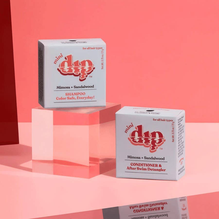 Mini Dip Color Safe Shampoo Bar for Every Day - Mimosa &amp; San
