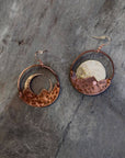 Mountain Dawn to Dusk Hoop Earrings