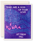 Sign of Your Love Letterpress Sympathy Card