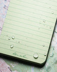 Rite in the Rain 3" x 5" Top Spiral Notebook, Green