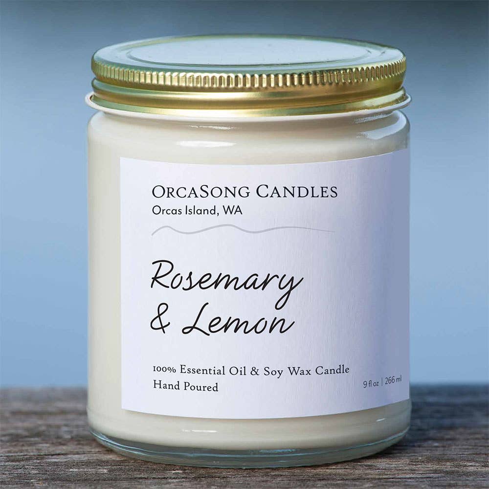 OrcaSong Farm - Rosemary &amp; Lemon Soy Candle