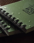 Rite in the Rain 3" x 5" Top Spiral Notebook, Green