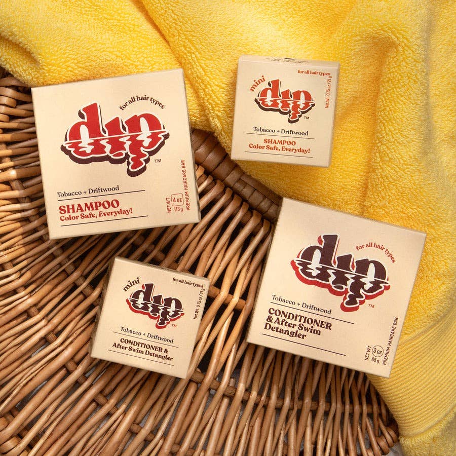 Dip - Color Safe Shampoo Bar for Every Day - Tobacco &amp; Driftwood: 4 oz / Tobacco &amp; Driftwood