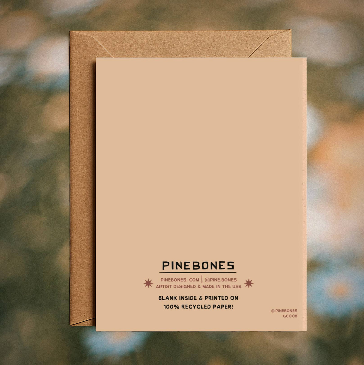 Tenderness– Blank Greeting Card Nature Illustration 