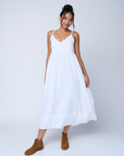Hamptons Dress - Natural White