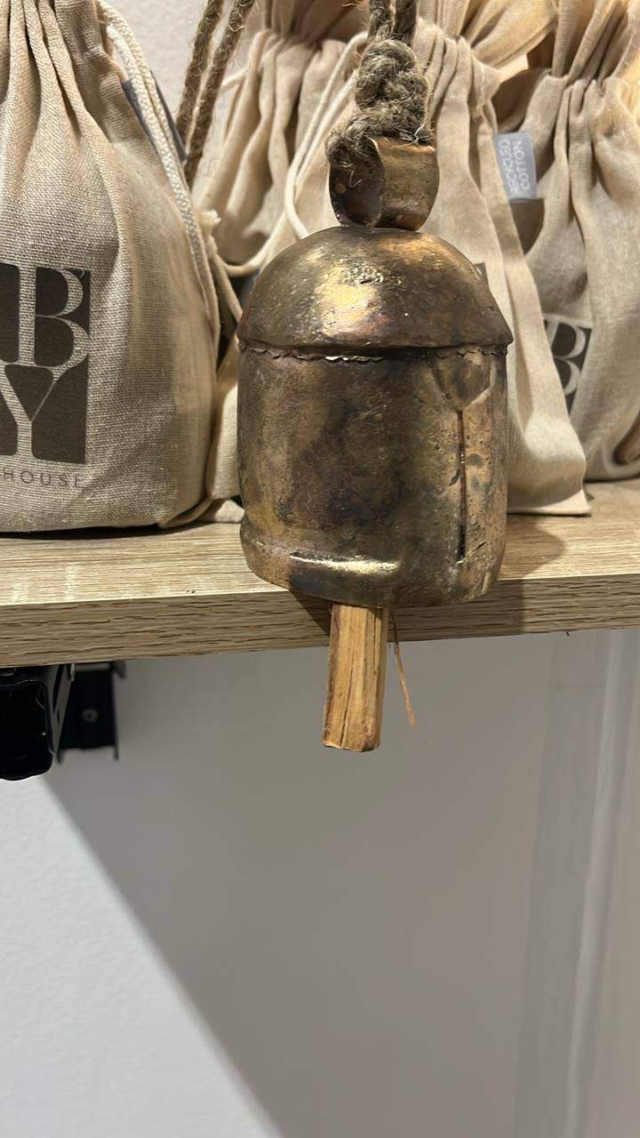 Small Brass Bell 4” – Giftable Home Decor &amp; Mindfulness Bell